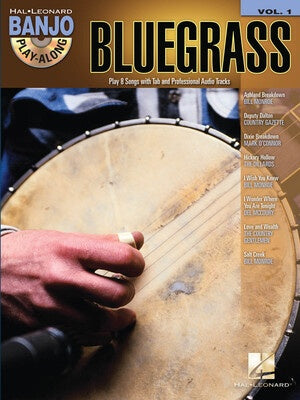 BLUEGRASS BANJO PLAYALONG V1 BK/CD