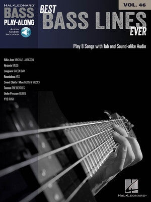 BEST BASS LINES EVER BASS PLAYALONG V46 BK/OLA