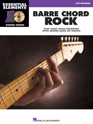 BARRE CHORD ROCK LATE - BEG GTR BK/CD EE