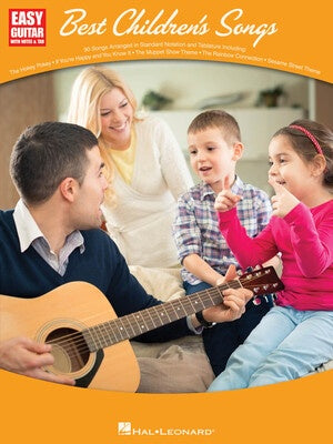 BEST CHILDRENS SONGS EASY GUITAR NOTES & TAB