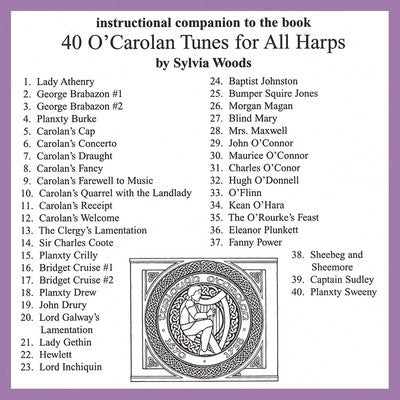 40 OCAROLAN TUNES FOR ALL HARPS COMPANION CD