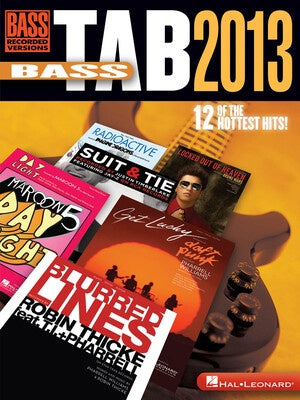 BASS TAB 2013 RECORDED VERSIONS