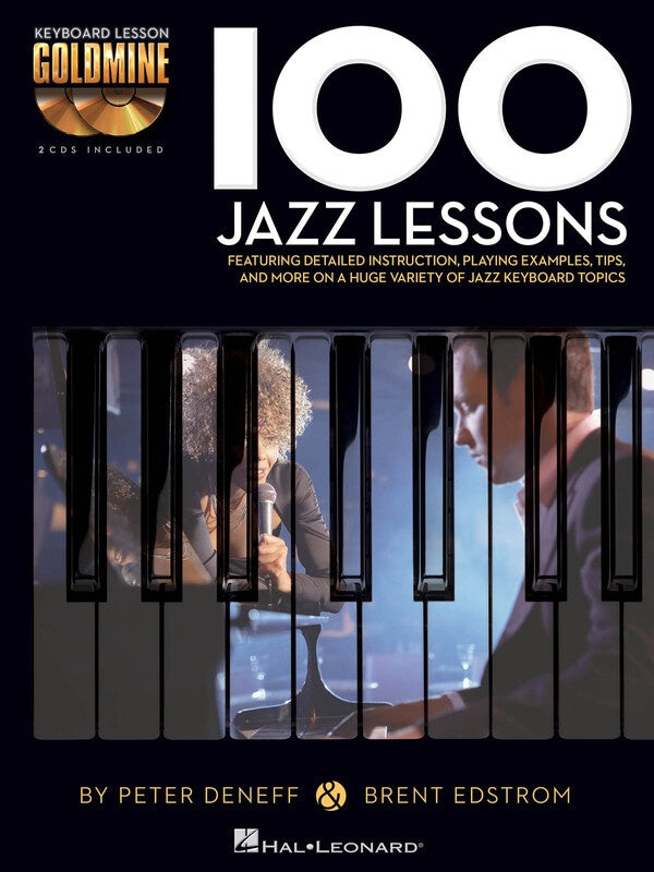100 JAZZ LESSONS GOLDMINE SERIES KEYBOARD BK/OLA