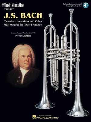 BACH - TWO PART INVENTIONS FOR 2 TRUMPETS BK/2CD
