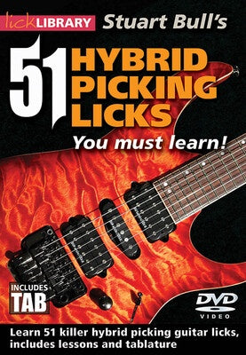 51 HYBRID PICKING LICKS YOU MUST LEARN DVD