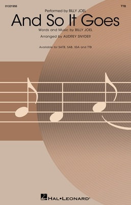 AND SO IT GOES TTB/PIANO