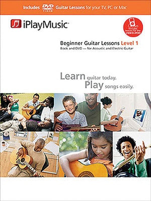 BEGINNER GUITAR LESSONS LEVEL 1 BK/DVD