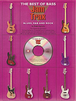BEST OF BASS JAM TRAX BLUES R&B AND ROCK BK/CD