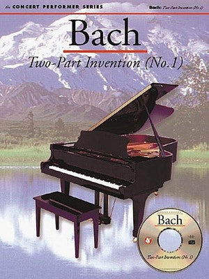 BACH - 2 PART INVENTIONS NO 1 CONCERT PERFORMER BK/CD