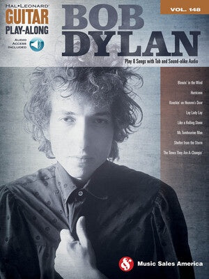 BOB DYLAN GUITAR PLAYALONG V148 BK/OLA