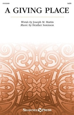 A GIVING PLACE SATB/PIANO