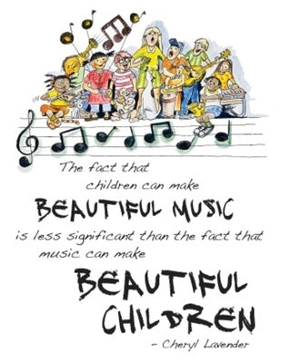 BEAUTIFUL MUSIC BEAUTIFUL CHILDREN FRAMED POSTER