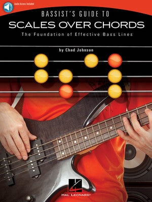 BASSISTS GUIDE TO SCALES OVER CHORDS BK/OLA