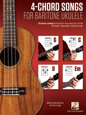 4 CHORD SONGS FOR BARITONE UKULELE (G-C-D-EM)