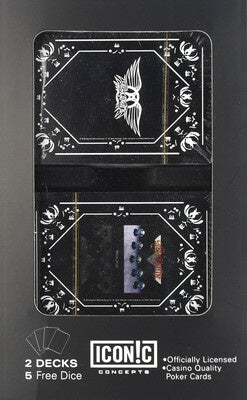 AEROSMITH DOUBLE DECK PLAYING CARD SET WITH DICE