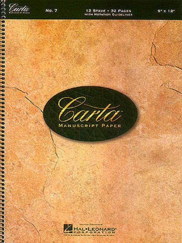 CARTA MANUSCRIPT NO 7 BASIC 32 PAGE 12 STAVE SPIRAL