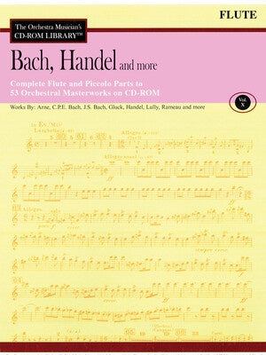 BACH HANDEL & MORE FLUTE CD ROM LIB V10 FLT