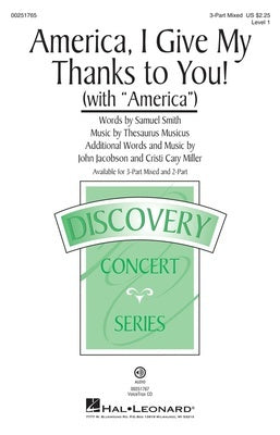 AMERICA I GIVE MY THANKS TO YOU! VOICETRAX CD