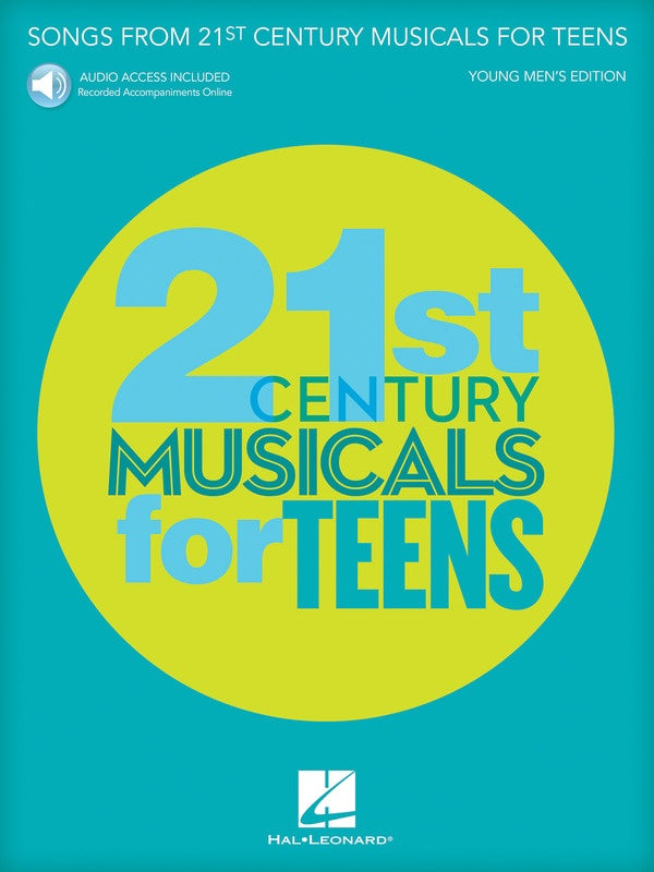 SONGS 21ST CENTURY MUSICALS TEENS YOUNG MEN BK/OLA