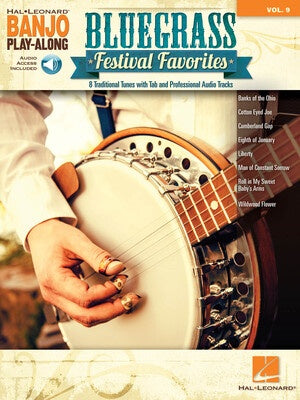 BLUEGRASS FESTIVAL FAVORITES BANJO PLAYALONG V9 BK/OLA