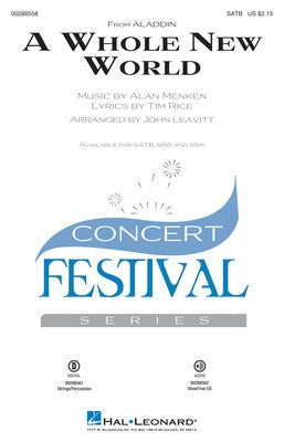 A WHOLE NEW WORLD SATB