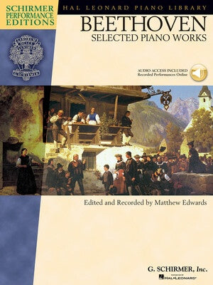 BEETHOVEN SELECTED PIANO WORKS SPE BK/CD