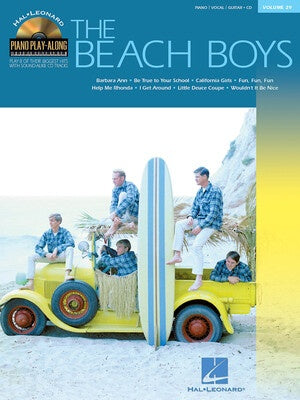 BEACH BOYS PIANO PLAY ALONG BK/CD VOL 29
