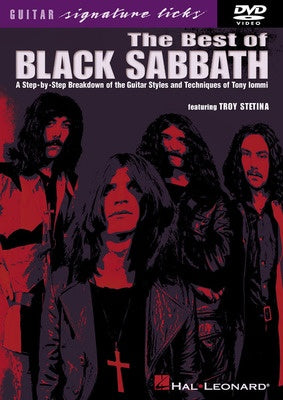 BEST OF BLACK SABBATH SIG LICKS DVD