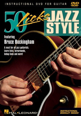 50 LICKS JAZZ STYLE DVD