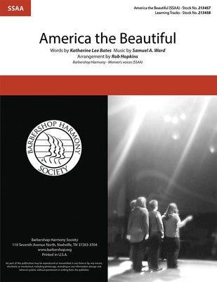 AMERICA THE BEAUTIFUL SSAA A CAPPELLA