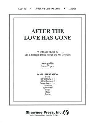 AFTER THE LOVE HAS GONE PARTS FOR INSTRUMENTS