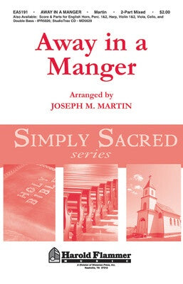 AWAY IN A MANGER 2-PART MIXED SIMPLY SACRED