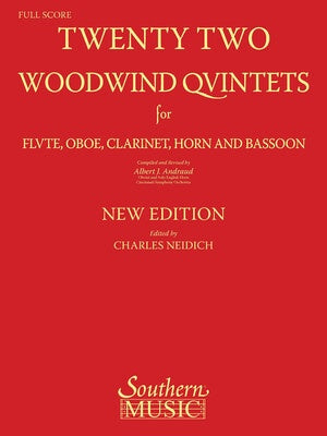 22 WOODWIND QUINTETS
