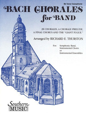 BACH CHORALES FOR BAND TENOR SAX (POD)