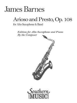 ARIOSO AND PRESTO OP 108 ALTO SAX PNO