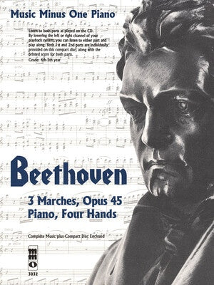 BEETHOVEN - 3 MARCHES OP 45 1P4H BK/CD