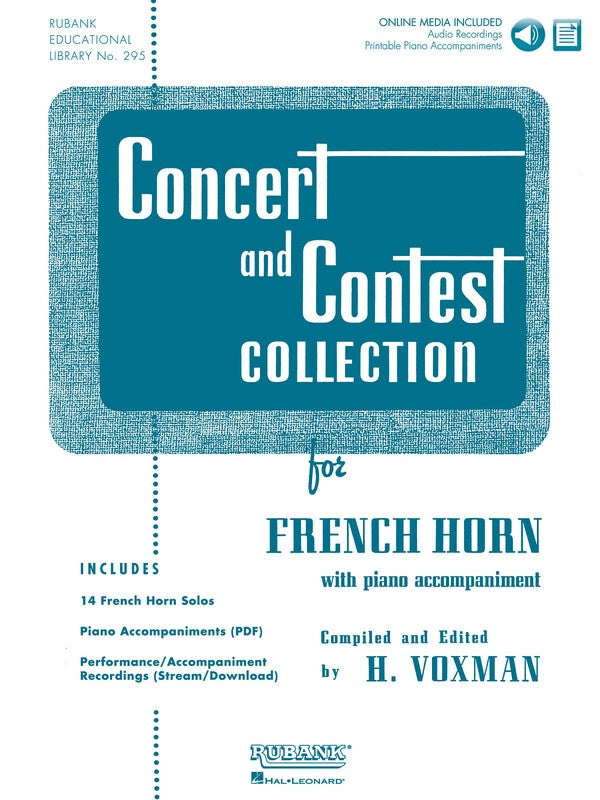 CONCERT AND CONTEST COLLECTION F HORN BK/OLM