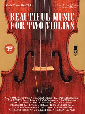 BEAUTIFUL MUSIC FOR 2 VIOLINS VOL 4 1ST 2ND 3RD BK/CD