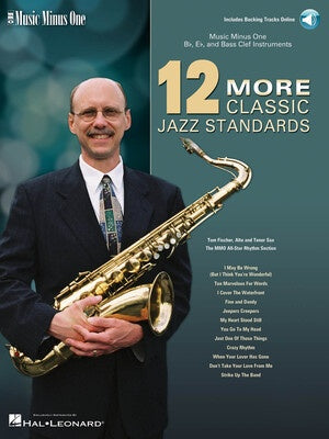 12 MORE CLASSIC JAZZ STANDARDS B FLAT E FLAT BC BK/CD