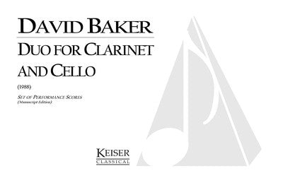 BAKER - DUO FOR CLARINET AND CELLO (POD)
