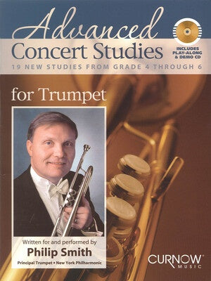 ADVANCED CONCERT STUDIES TRUMPET BK/CD