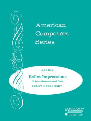 BALLET IMPRESSIONS TENOR SAX/PNO