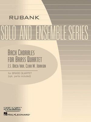 BACH CHORALES BRASS QUARTET SC/PARTS