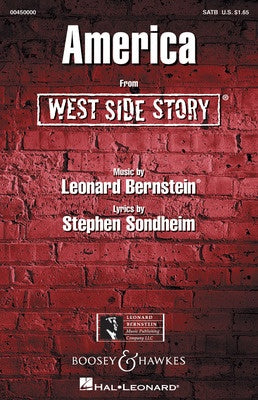 AMERICA (FROM WEST SIDE STORY) SATB