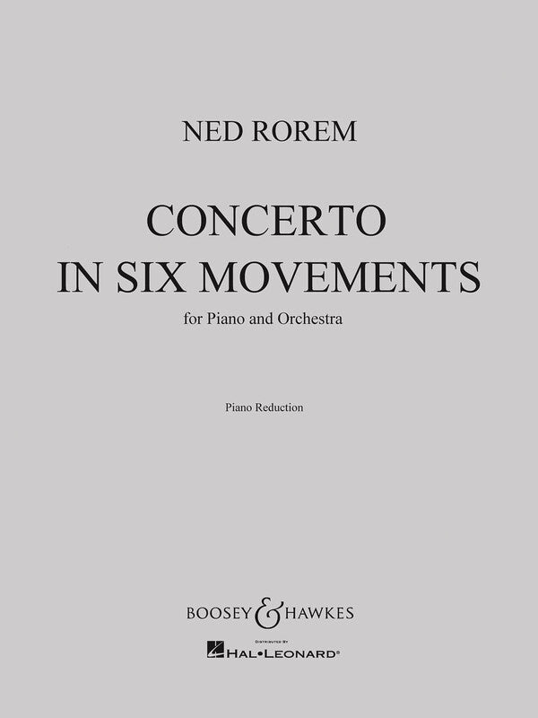 CONCERTO IN 6 MVMNT PNO
