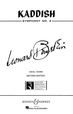 BERNSTEIN - KADDISH SYMPHONY NO 3 VOCAL SCORE