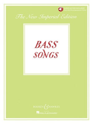BASS SONGS IMPERIAL EDITION PIANO/VOCAL