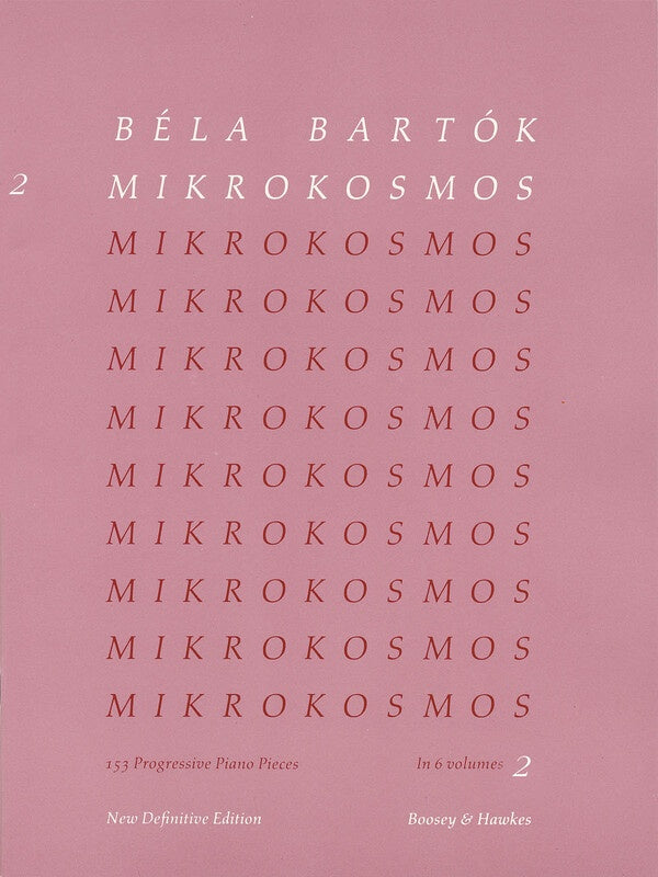 MIKROKOSMOS VOL 2 PINK NOS 37-66 PIANO