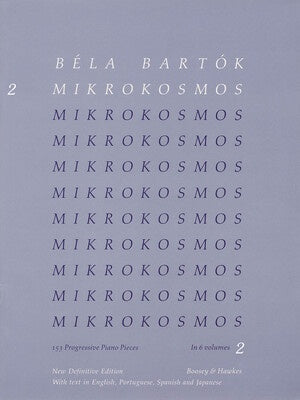 BARTOK - MIKROKOSMOS VOL 2 BLUE