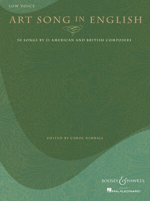 ART SONG IN ENGLISH LOW VOICE